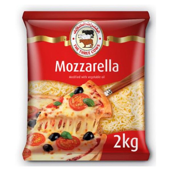 Mozzarella Cheese – The three Cows 2Kg