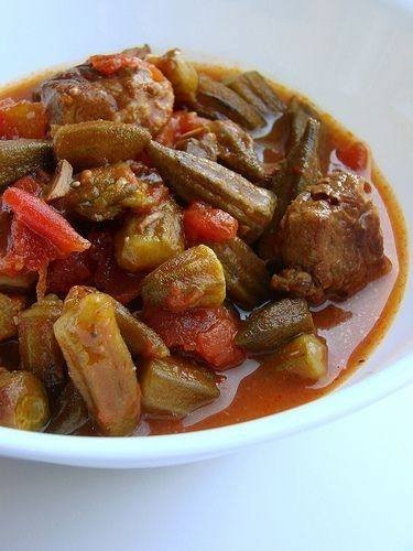 Okra with meat Ready to cook box