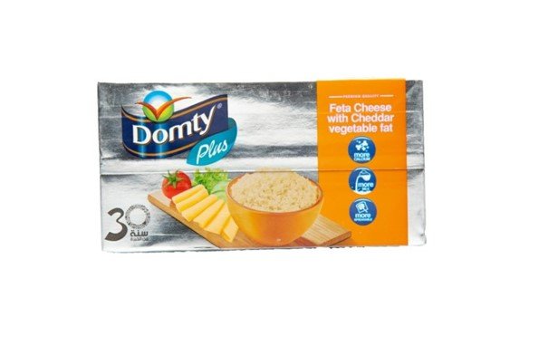 Domty Plus Feta Cheese Cheddar Flavor