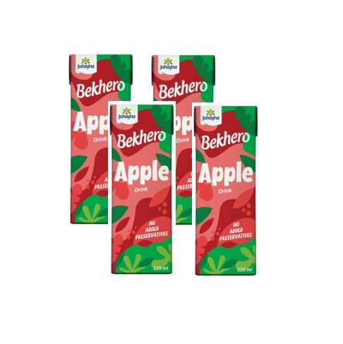 4 Bekhero Apple Juice 200ml