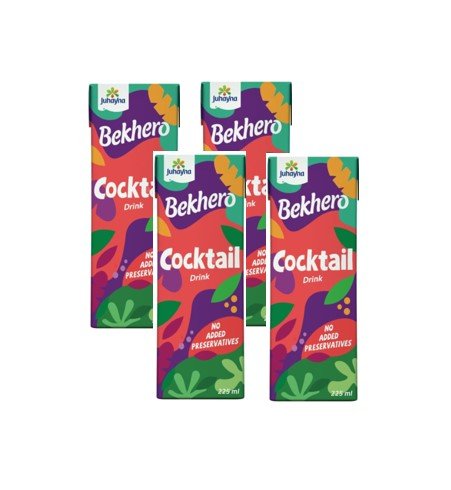 4 Bekhero Cocktail Juice 200ml