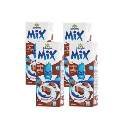 4 Juhayna Mix Chocolate Milk 200ml