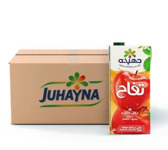 كرتونة جهينة عصير تفاح ١ لتر